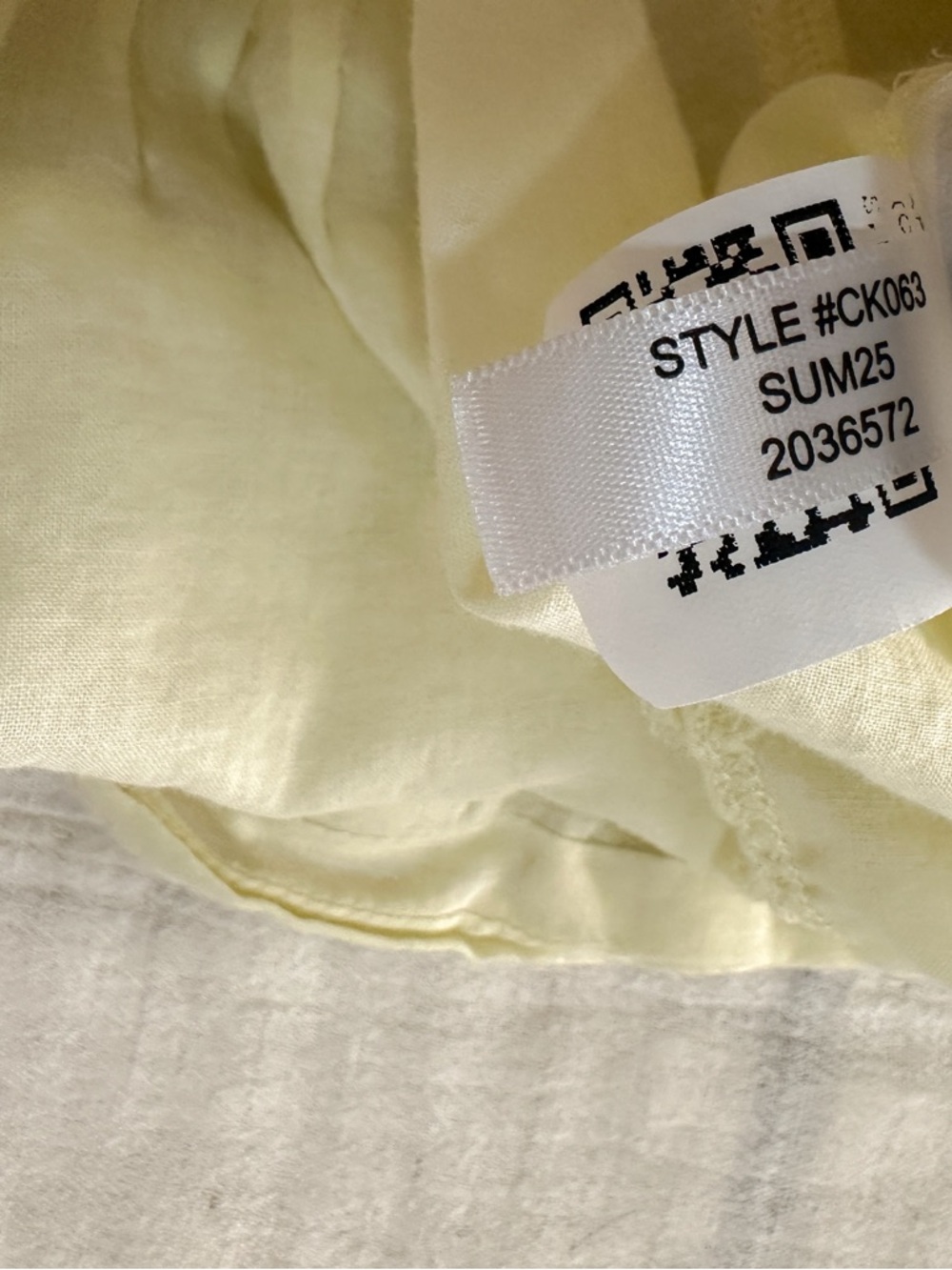 J Crew Cap Sleeve Lace Top SMALL Yellow Boho Blouse - Picture 7 of 7